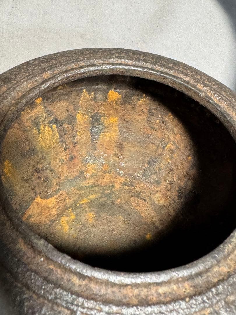 茶道具　瑞雲堂無地鉄瓶