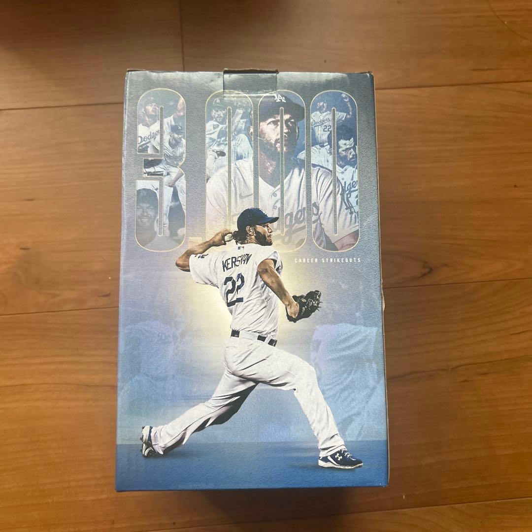 カーショウ　3000奪三振ボブルヘッド