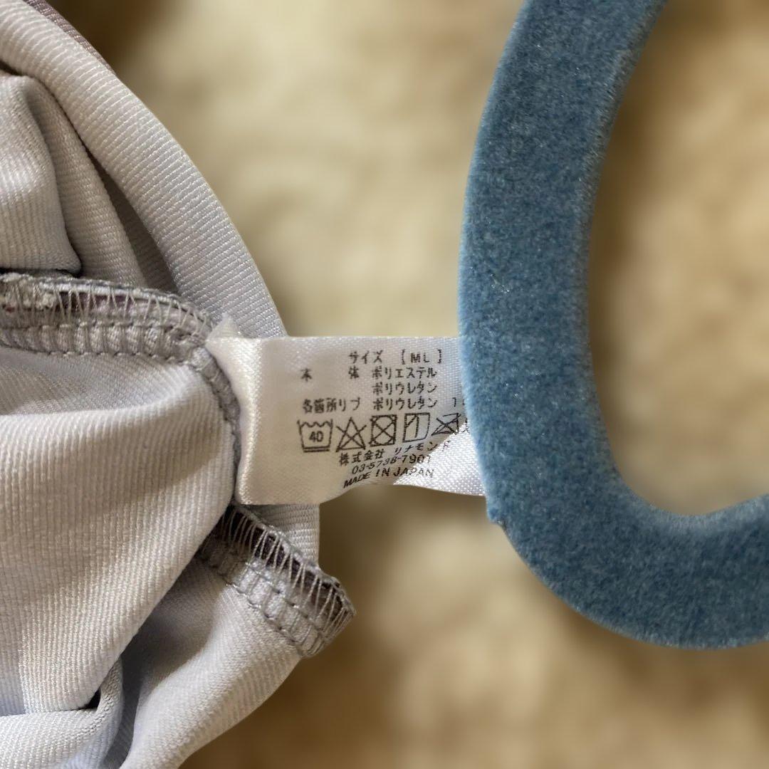 unoaフラワーゲートサンドグレー ノースリーブレオタードMLサイズ