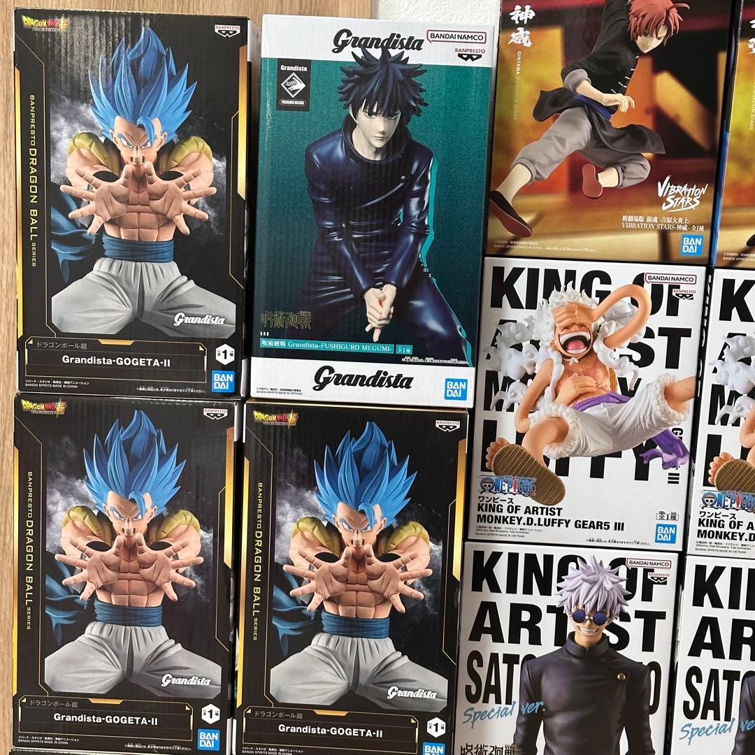 31点 呪術廻戦 ドラゴンボール ナルト 銀魂 プライズフィギュアまとめ売り