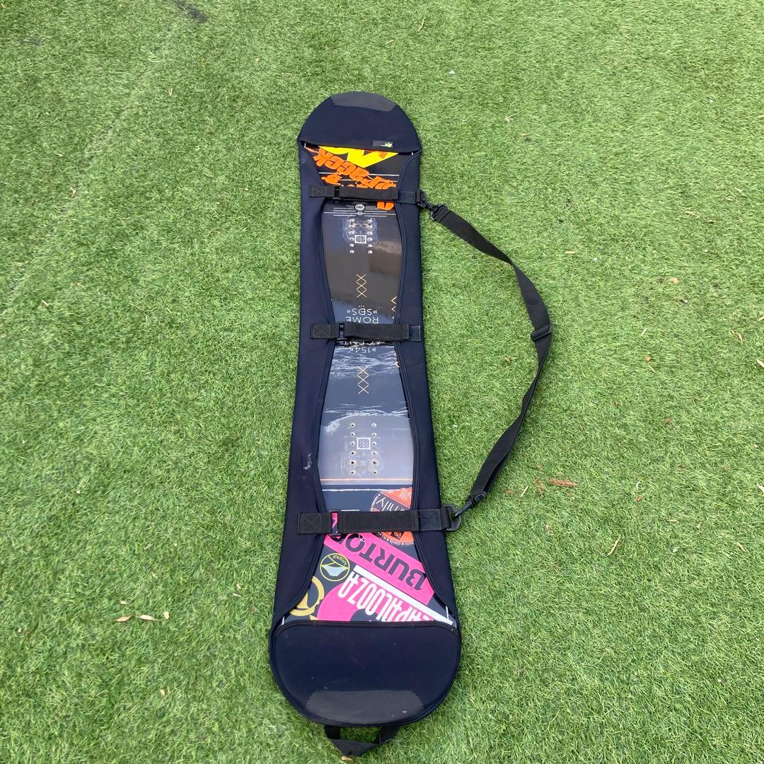 ROME SDS AGENT 154cm スノーボード 板ケース付き