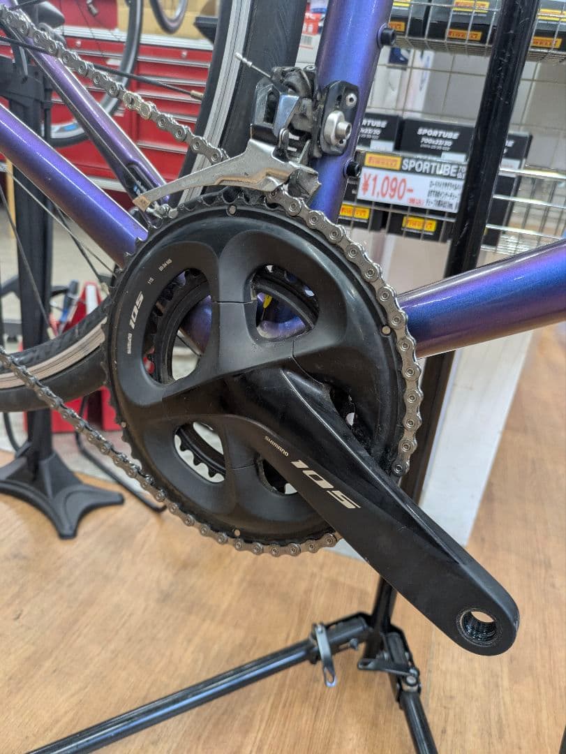 TREK　Shimano 105 アルミロードバイク パープル