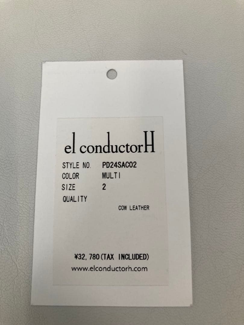 タグ付き　el conductorH ボーリングシャツ