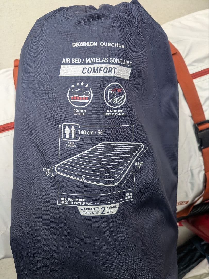 Quechua XL テント タープ　エアベッド　 ポンプセット