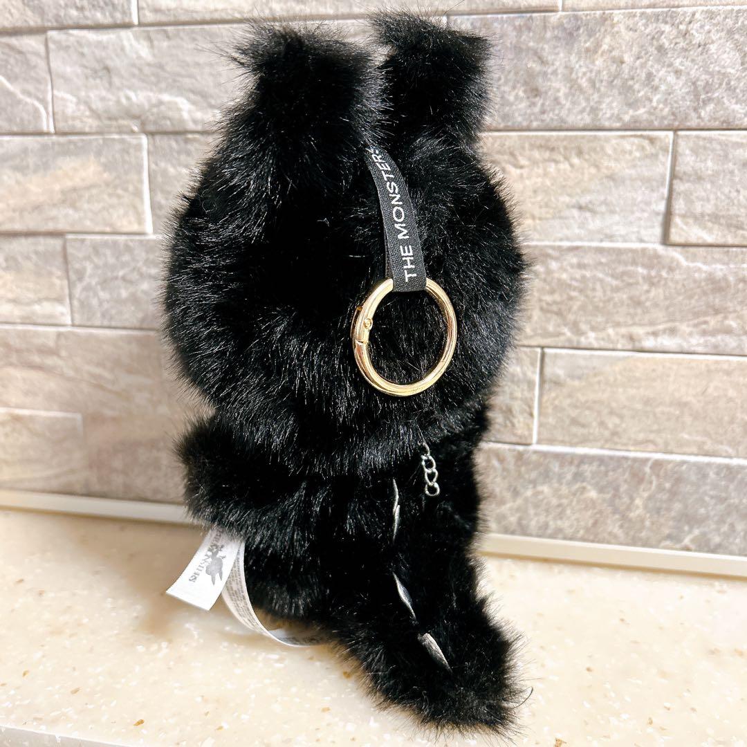 海外限定 レア ZIMOMOラブブ キーホルダー ブラック黒ドラゴン