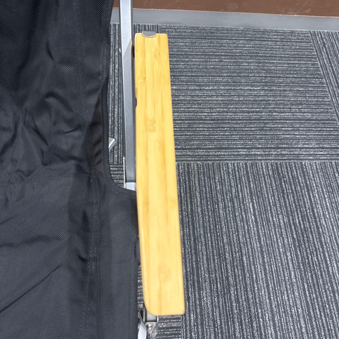 スノーピークのガーデンローチェア30 ブラック