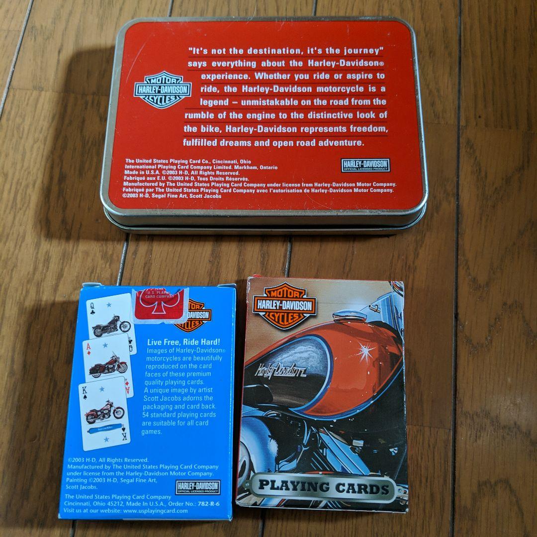 ハーレダビッドソン Playingカード、トランプ ビンテージ