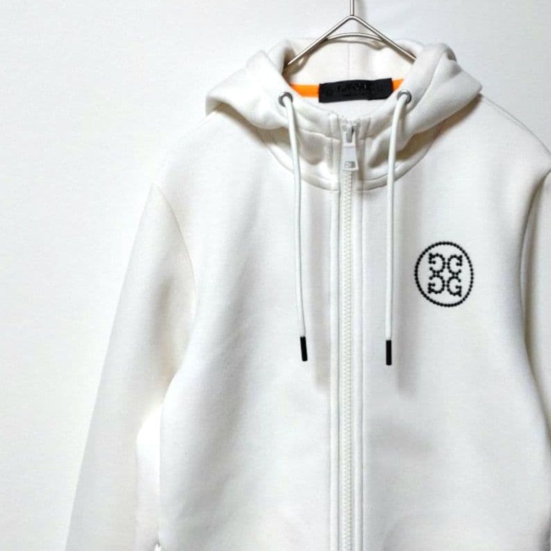 G/FORE レディース ゴルフ ホワイト パーカー ダブルジップ 38