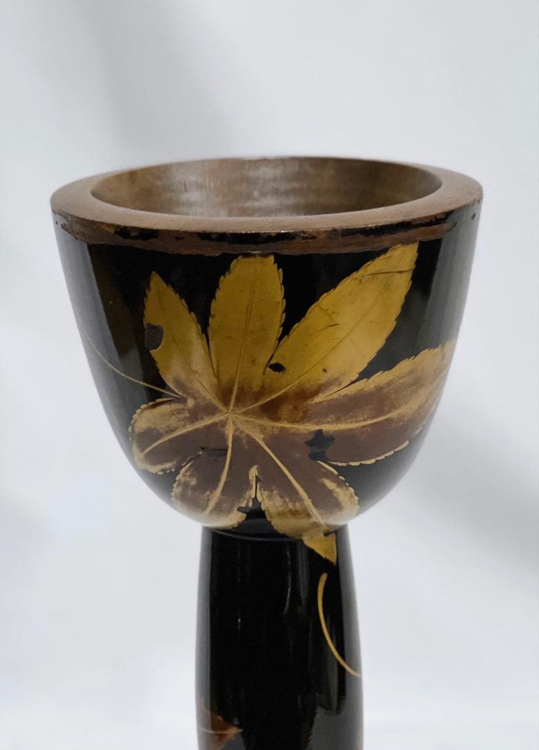 小鼓　胴　もみじ蒔絵