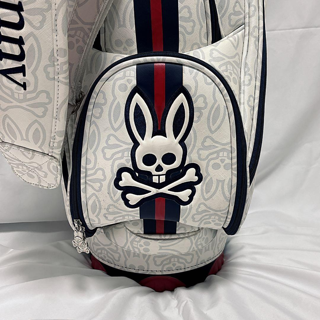 Psycho Bunny ゴルフバッグ ホワイト