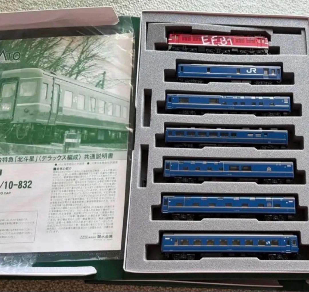 KATO　　EF81 レインボー＋ JR24系 「北斗星デラックス」フル編成