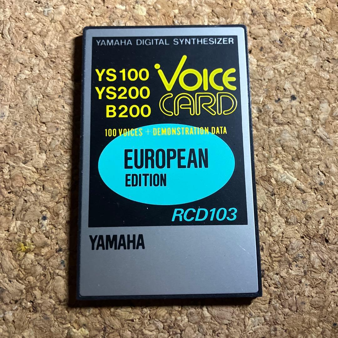 鍵盤楽器 Yamaha Voice Card RCD103 YS100YS200 B200