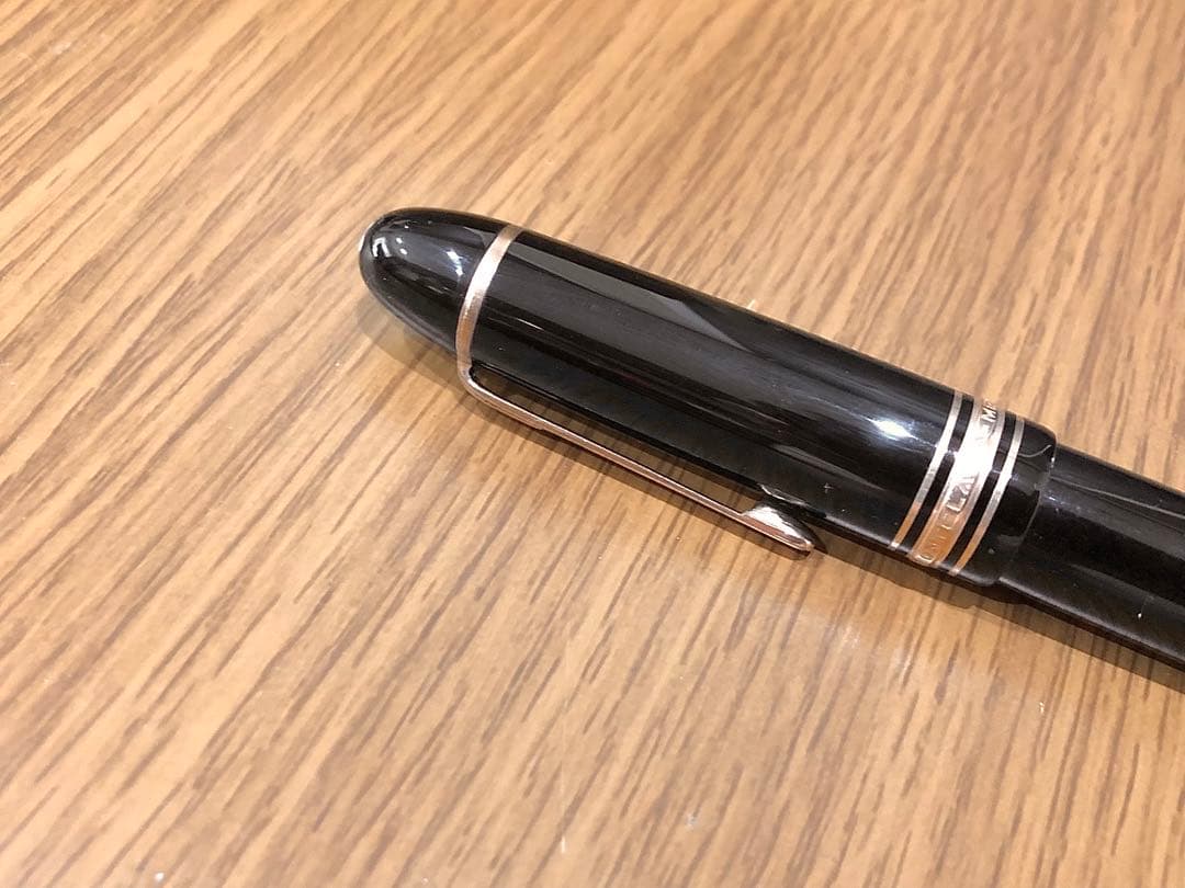 【美品】モンブラン 149 中白 14C 二段エボナイト芯 万年筆