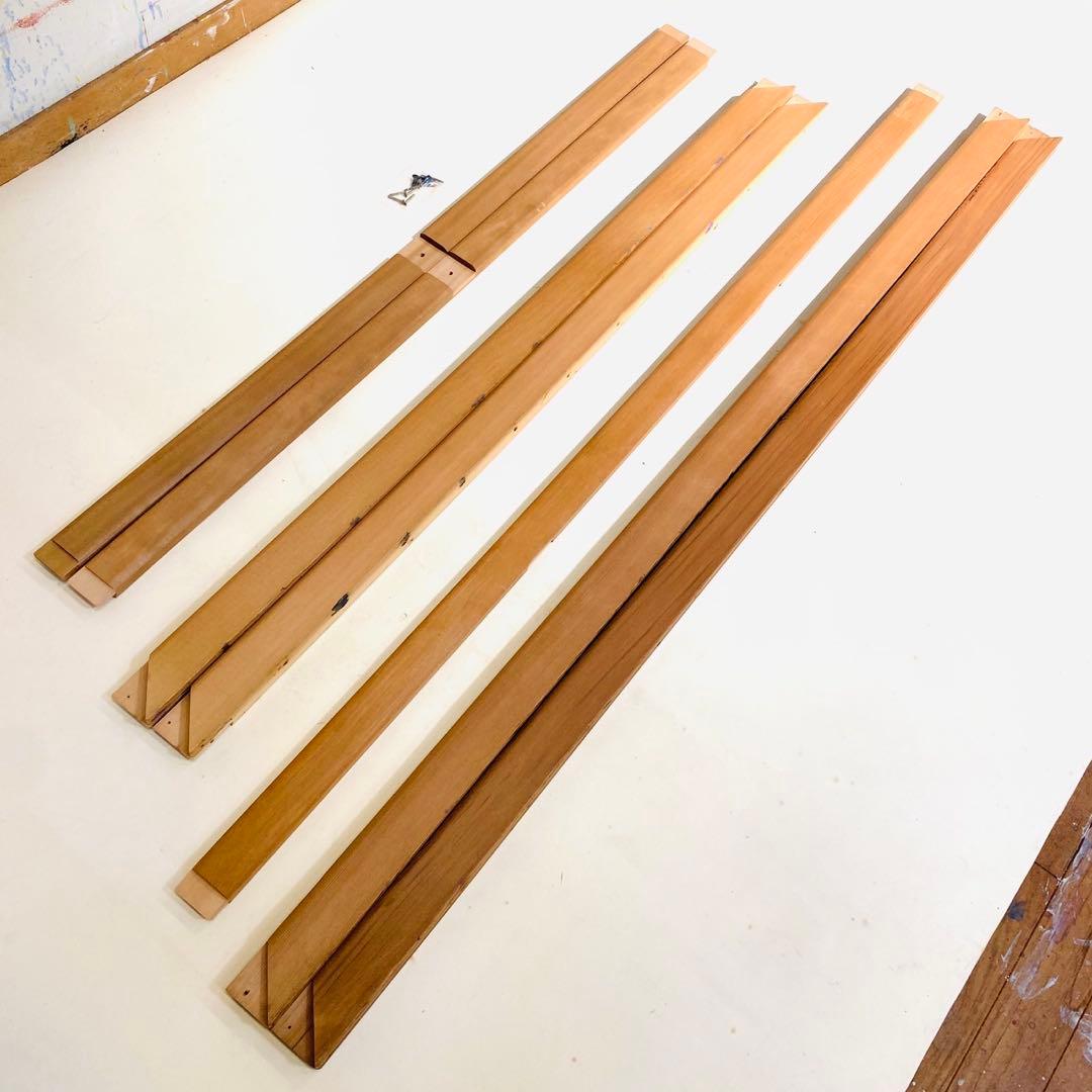 絵画用 木枠 キャンバス枠 F100号上 マルオカ 杉材 中古良品 送料込 ⑥