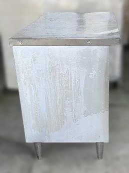 マルゼン 業務用 キャビネットテーブル ステンレス製作業台 引き戸付き 厨房