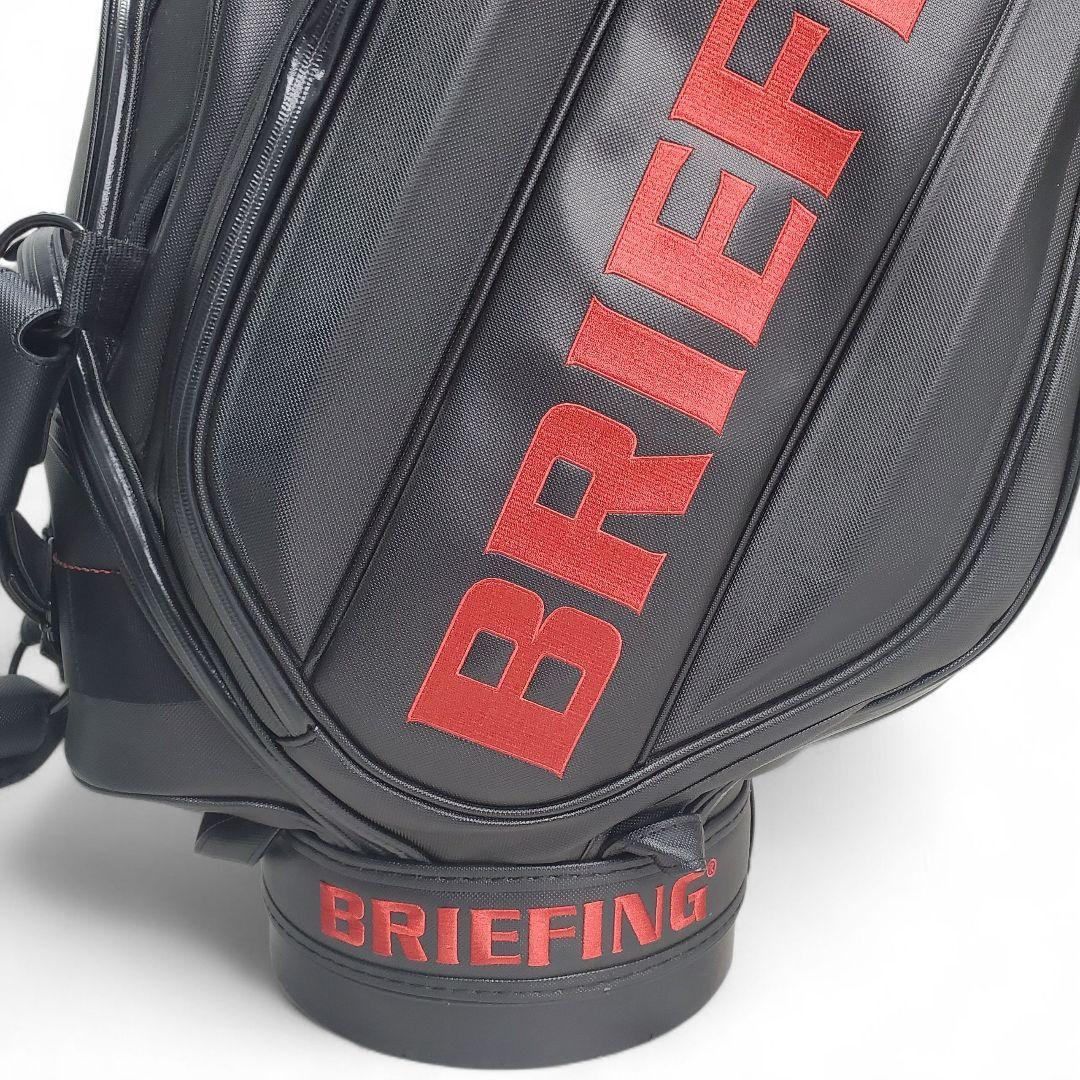 BRIEFING CR-3 キャディバッグ ブラック/レッド