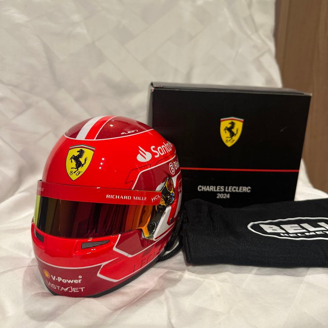 Ferrari Charles Leclerc 2024 ミニチュアヘルメット