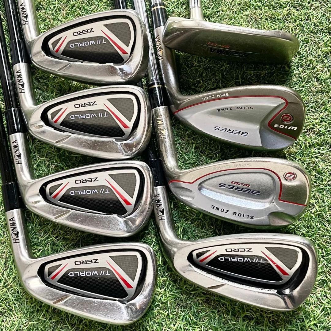 ホンマ ツアーワールドゼロ HONMA ゴルフクラブセット SR 豪華13本 右