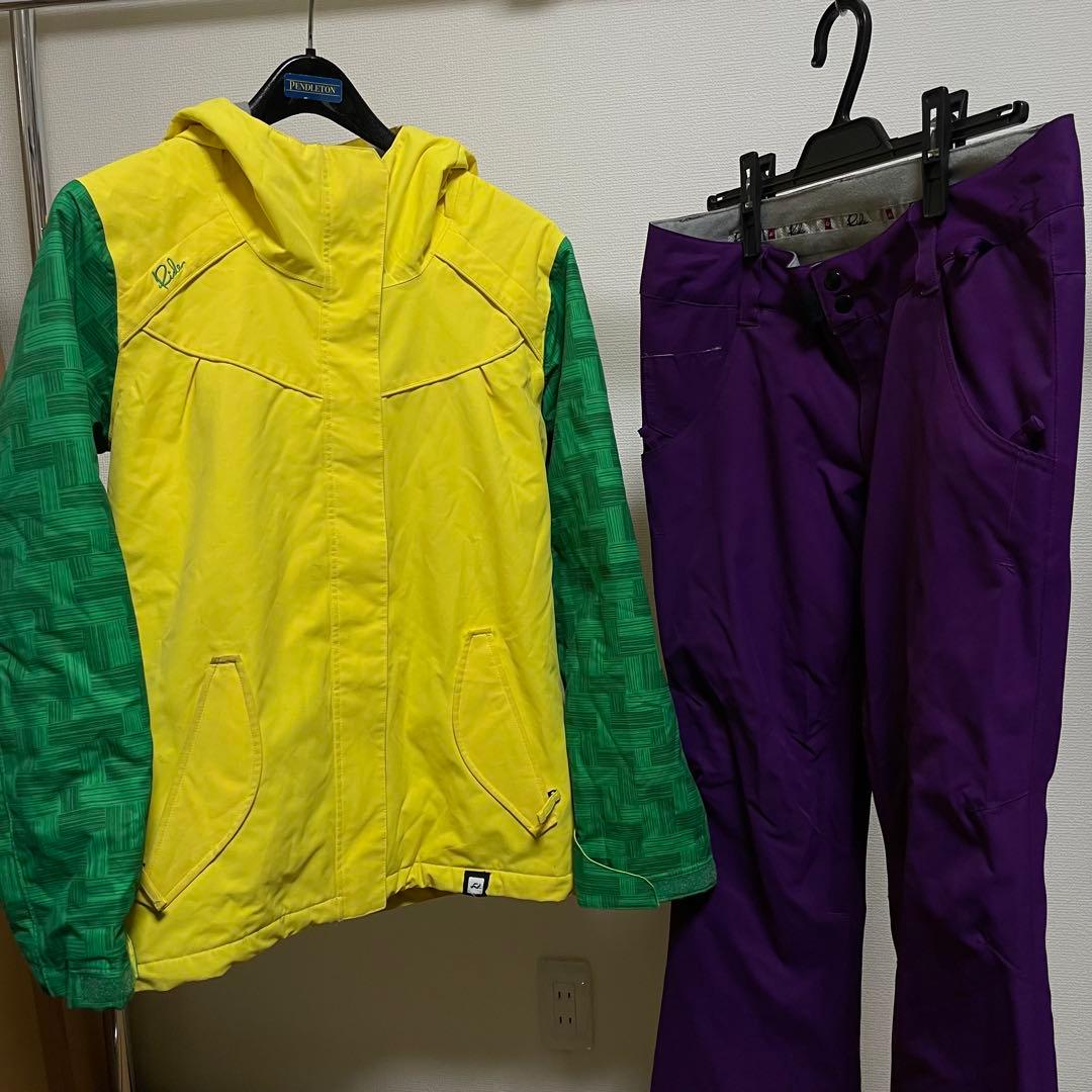 【美品】Ride ライド スノーボードジャケット & パンツ【S&M】上下セット