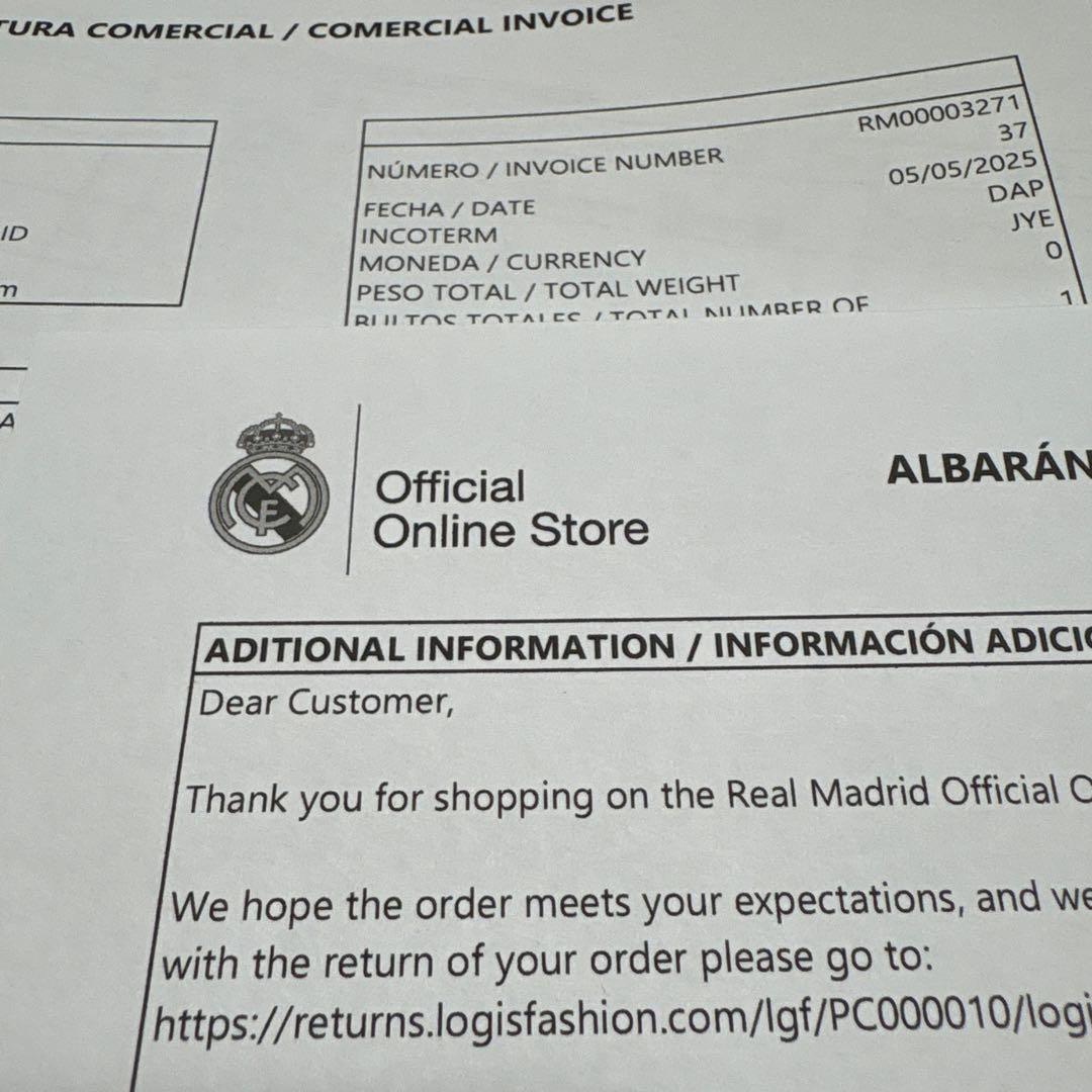 エンバペ9レアルマドリードオーセンティックユニホーム24-25 インポートXL