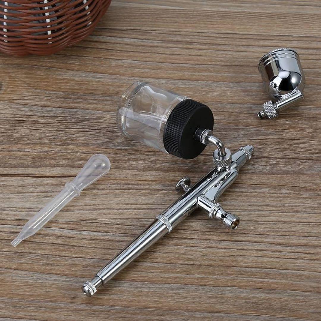 エアブラシキット 重力フィードデュアルアクションエアブラシキット ニードル