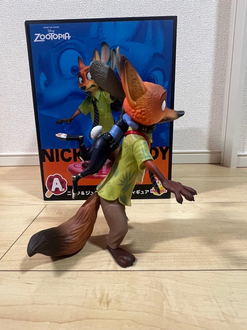 ズートピア ニック＆ジュディ セルフィーフィギュア Happyくじ A賞