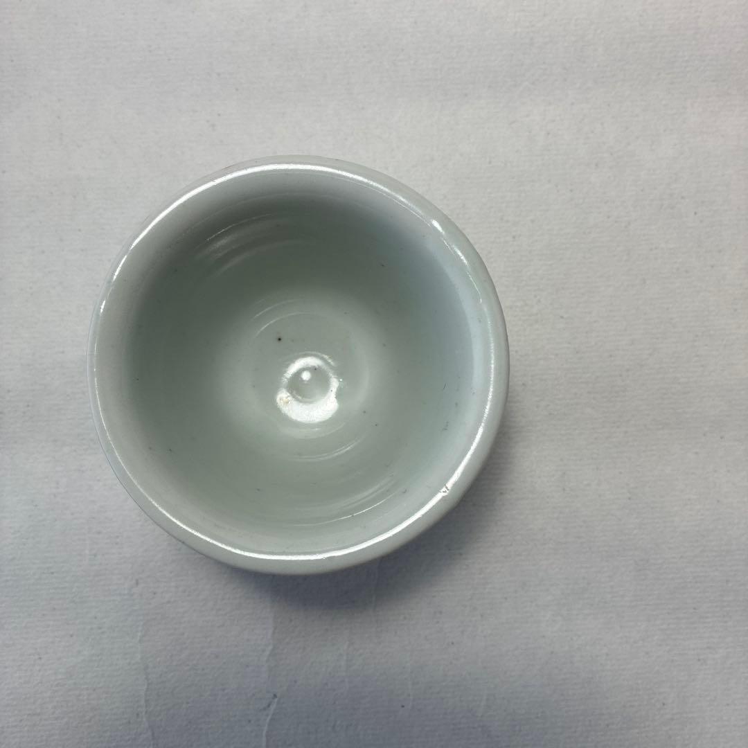 古伊万里　染付　麻の葉　蕎麦猪口