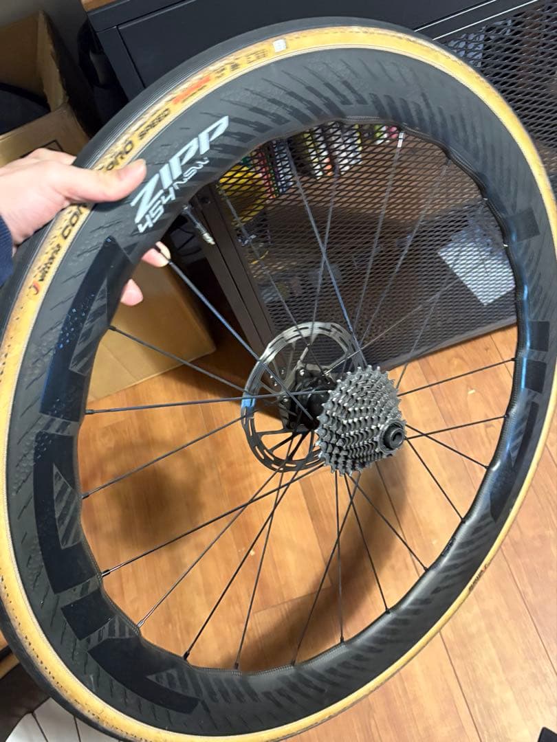 【低走行】zipp 454 NSW カーボン ホイール SRAM XDR