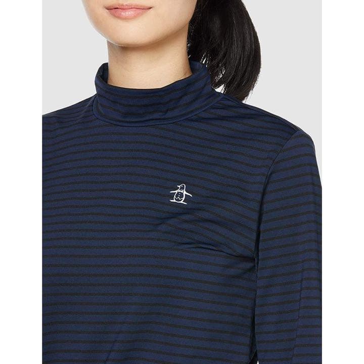 ❁新品タグ付❁マンシングウェア　ハイネック長袖シャツネイビー　サイズLL