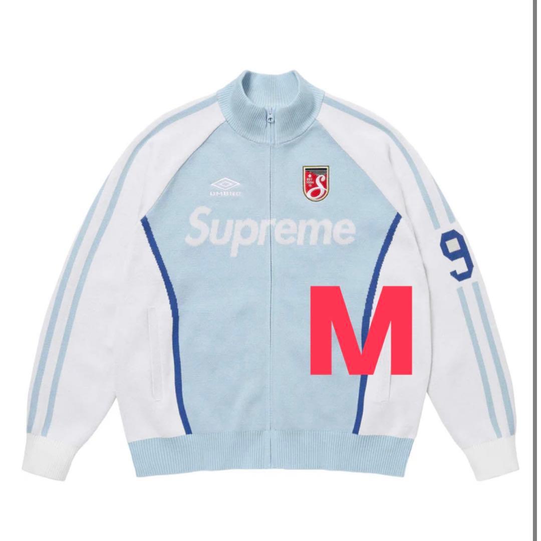 ウェア Supreme x Umbro Zip Up Sweater LightBlue