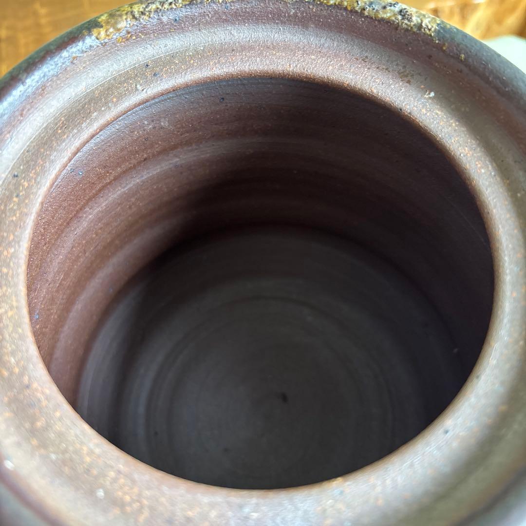 津軽金山焼 松風造 水指 茶道具 共箱