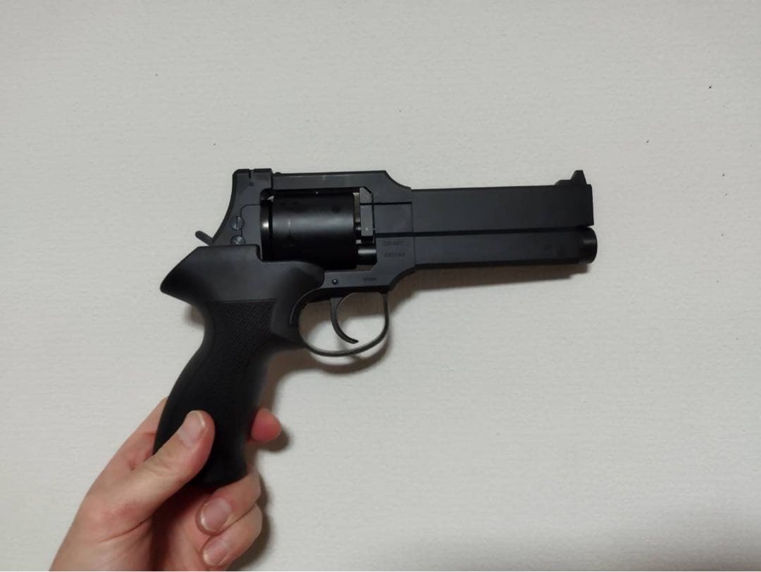 ガスリボルバー マテバ 5インチ ブラックヘビーウエイト プラグリップ仕様