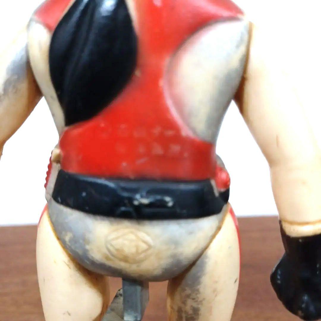 当時物マスダヤ製「スパークライト仮面ライダー X」激レアなソフビフィギュア玩具