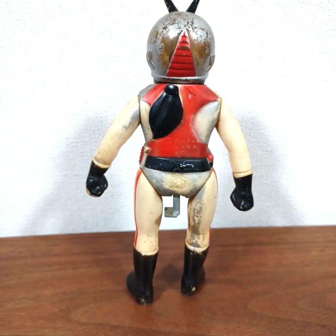 当時物マスダヤ製「スパークライト仮面ライダー X」激レアなソフビフィギュア玩具