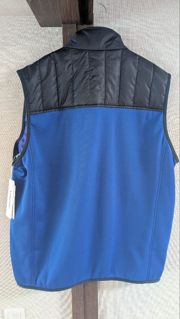 PICONE CLUB ジップアップベスト 青黒