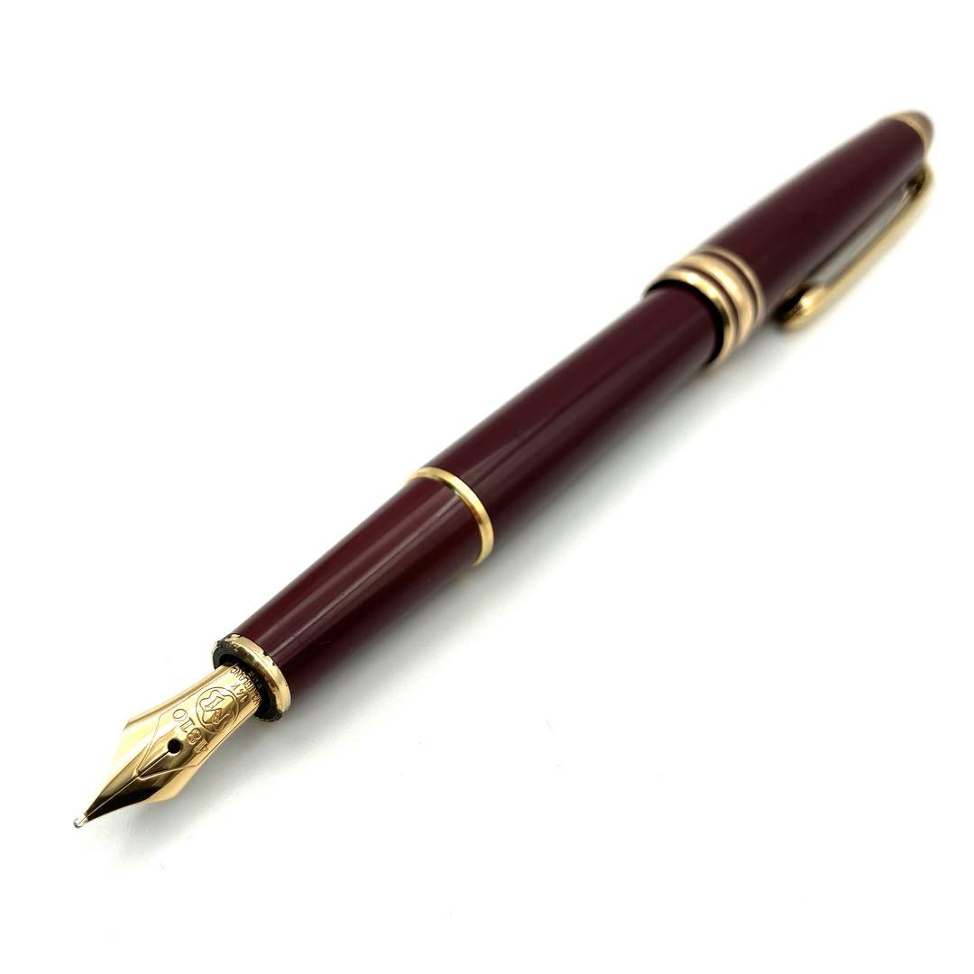 モンブラン 万年筆 14K 14金 144 ボルドー ゴールド