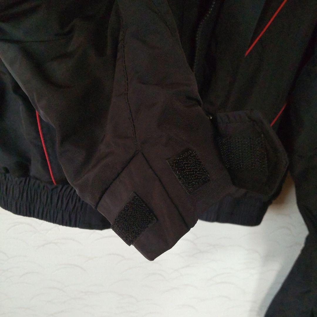 gamakatsu ウインドアップレインスーツ 上下セット 黒