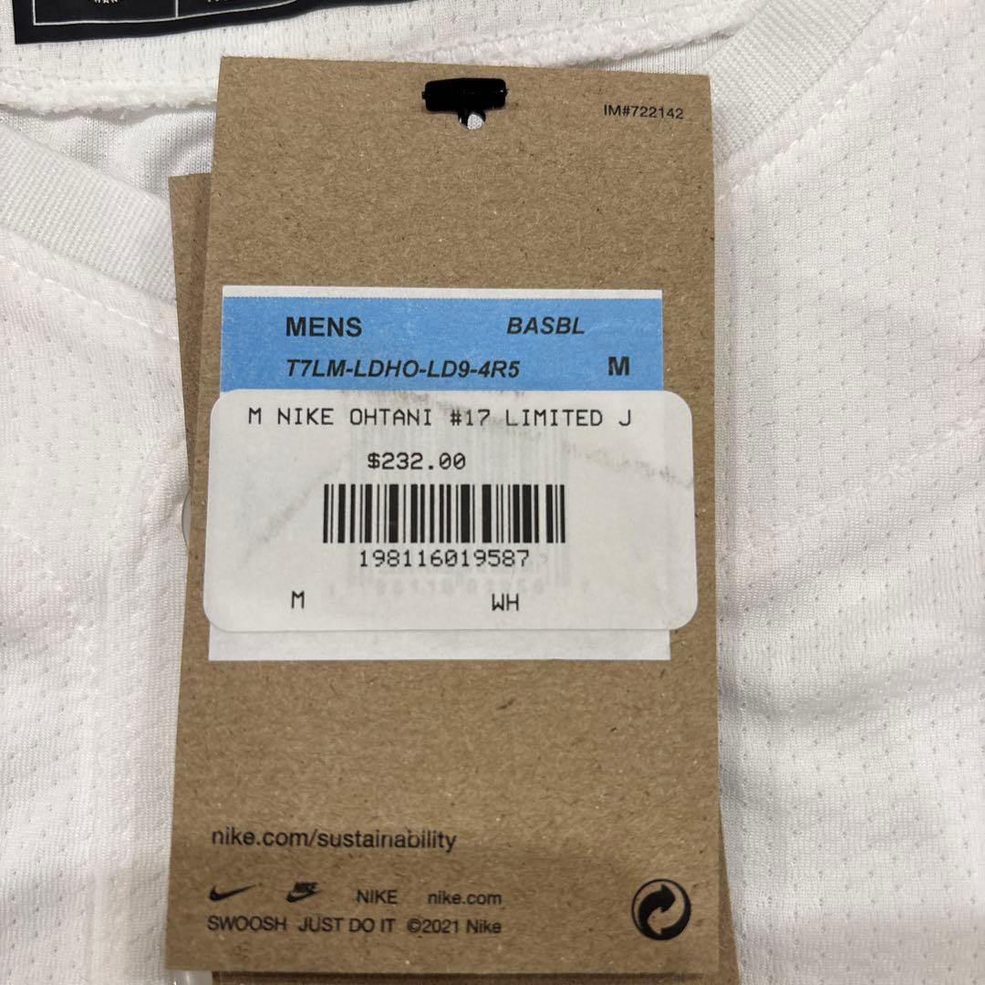 ドジャース　大谷翔平ユニホーム　ホワイト　Mサイズ