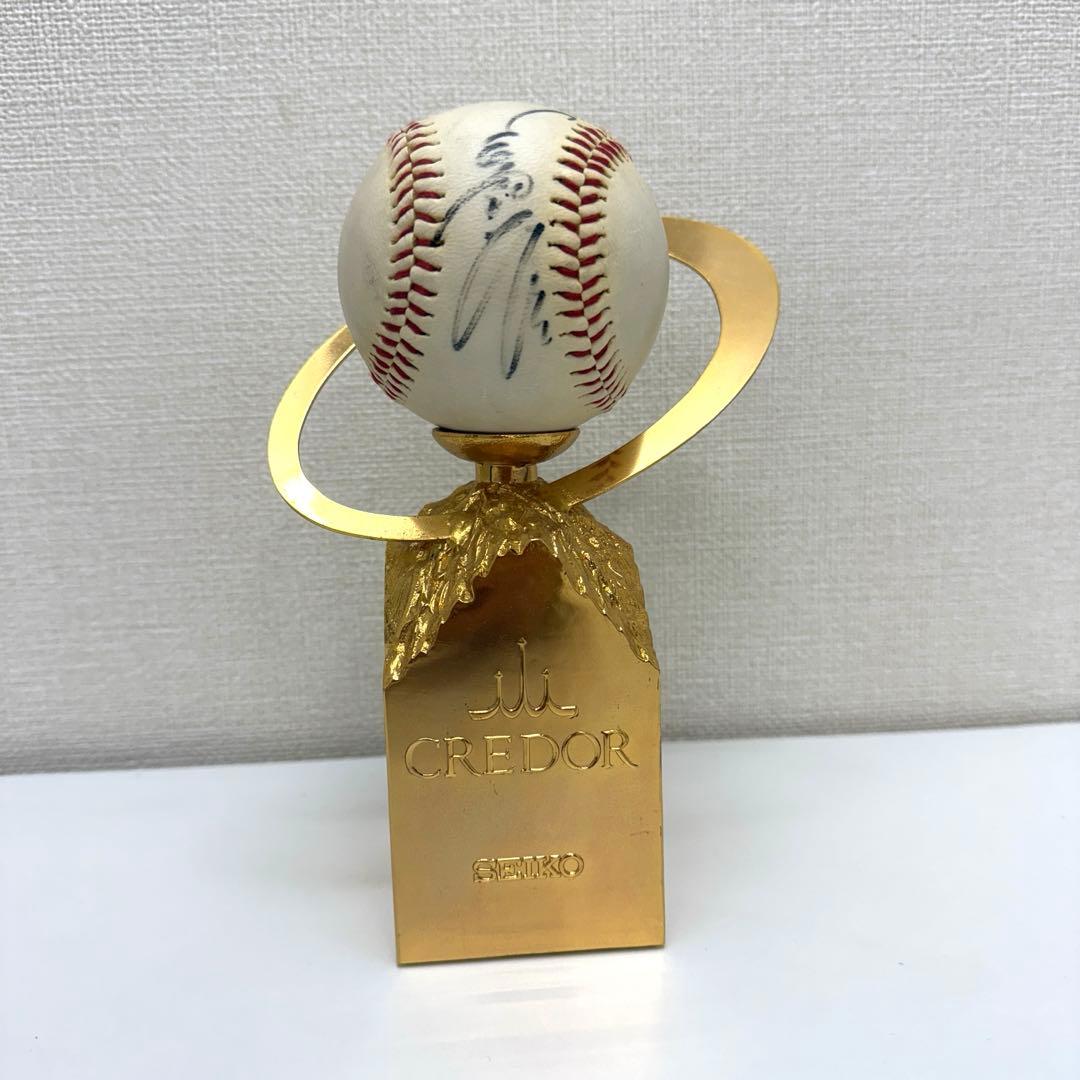 【激レア美品】長嶋茂雄　サインボール　CREDOR SEIKO