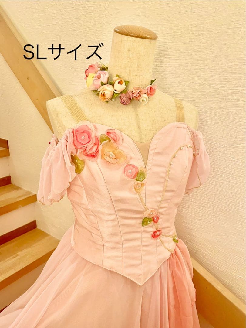バレエ衣装　SLサイズ　ピンク系