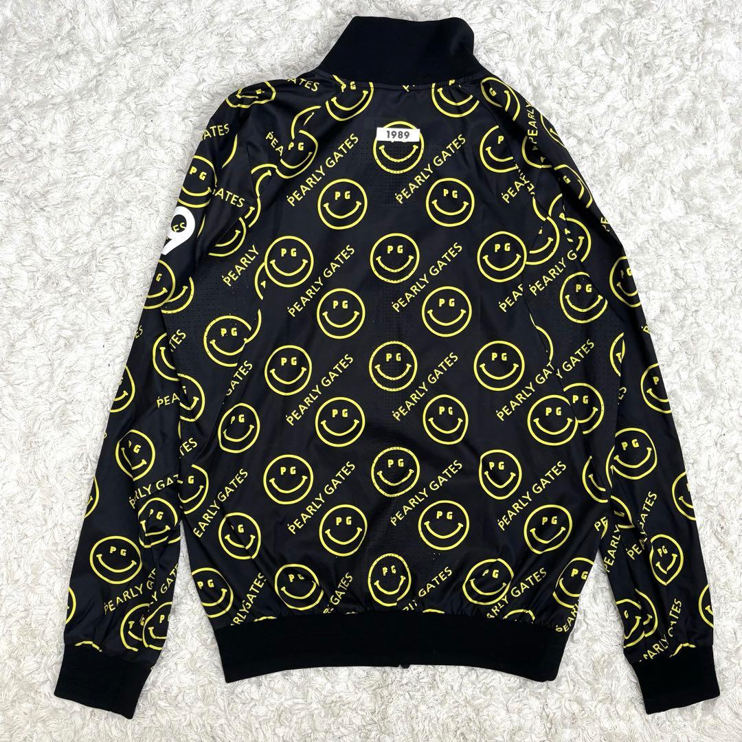 超希少✨パーリーゲイツ タフレックス ドビー ブルゾン PGスマイル ネイビー