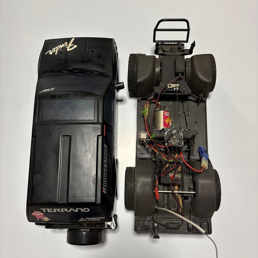 京商kyosyo ニッサンテラノ　ラジコン （ジャンク扱い）取説、組立説明書付