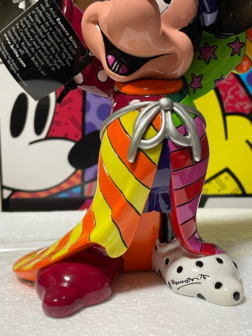 Disney Britto ミッキーフィギュア ファンタジア<箱付き>