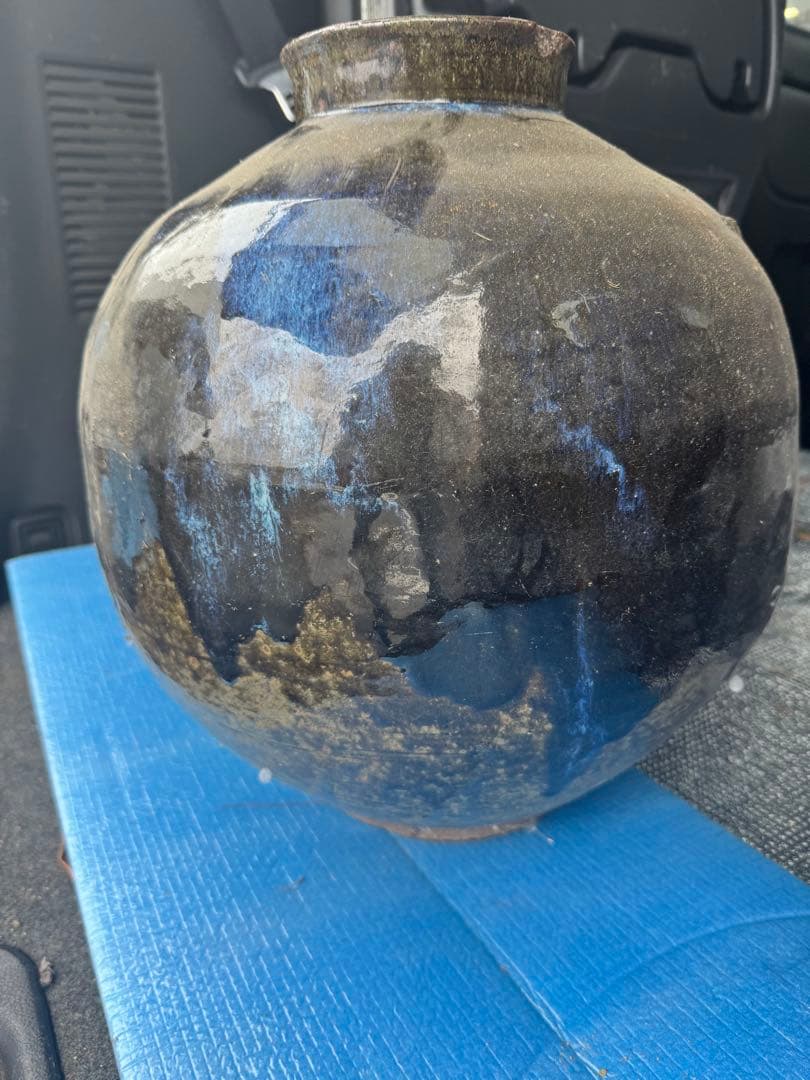 古民家　蔵出し　信楽焼？　古道具