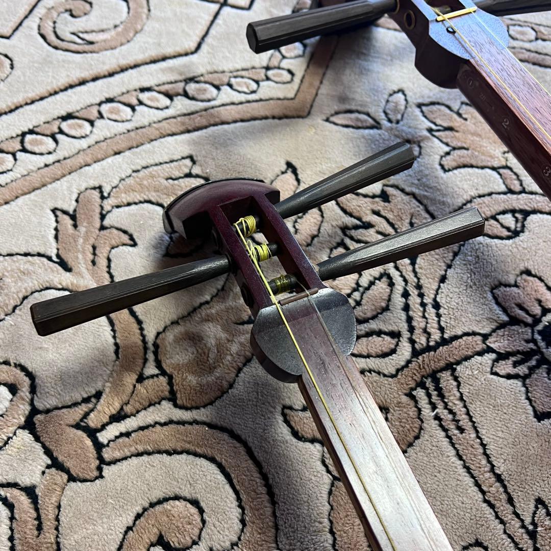 三味線 ジャンク品 2点セット 付属品付き