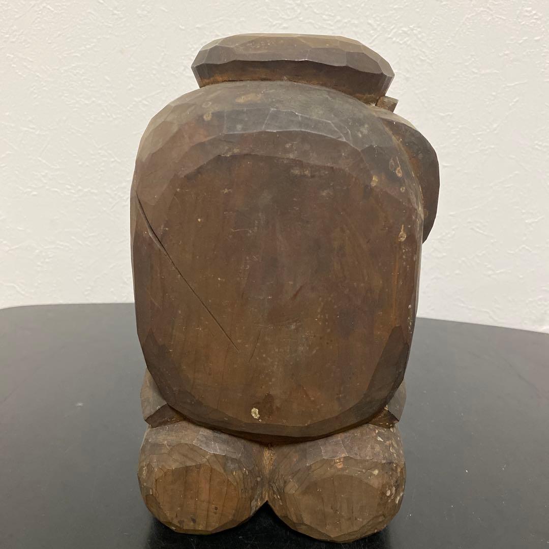 江戸〜明治時代 木彫 大黒天像 民衆仏