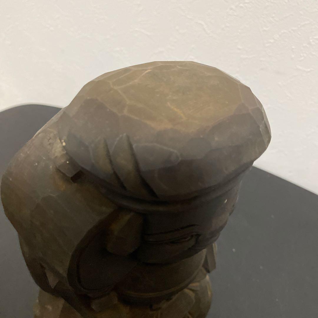 江戸〜明治時代 木彫 大黒天像 民衆仏