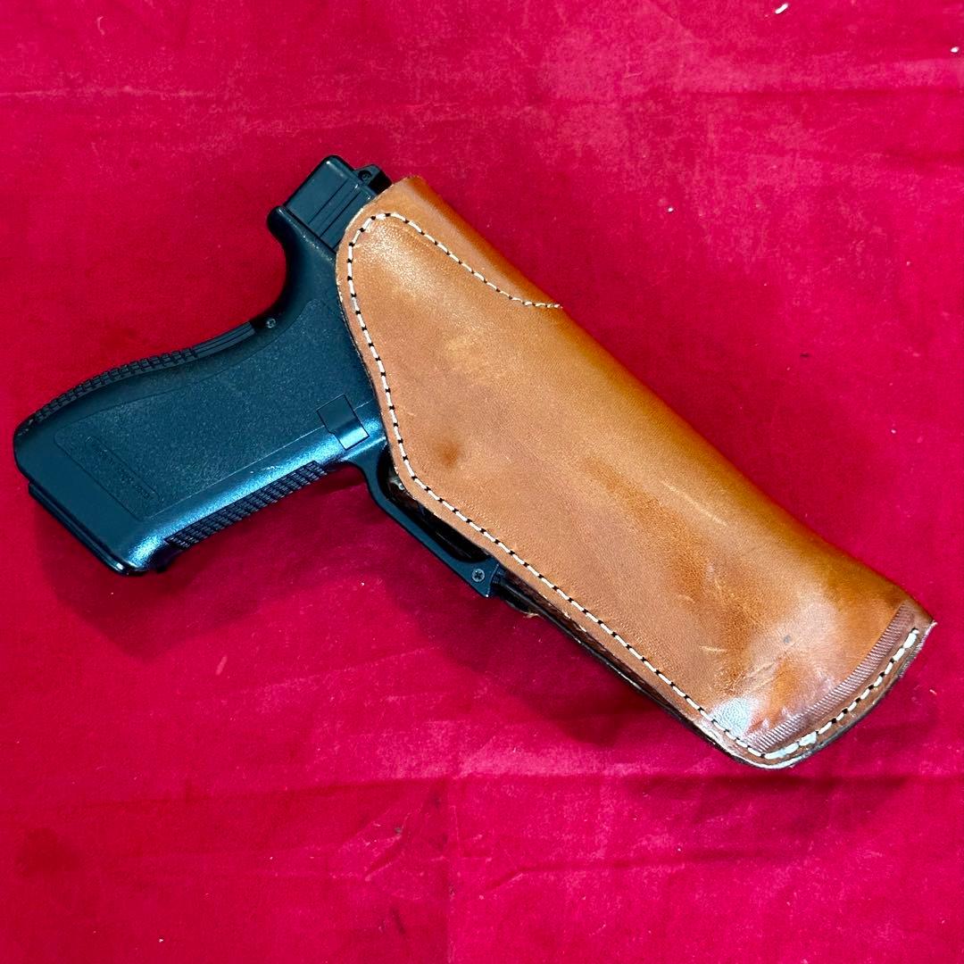 期間限定価格　革製 フロントブレイク ホルスター クロスドロー対応