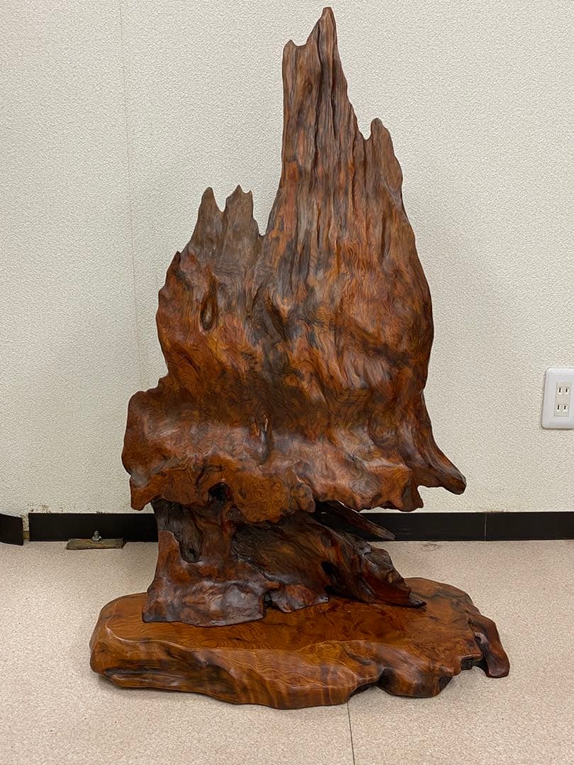 3-2799 屋久杉？置物・飾り（高さ約90cm・約11kg）