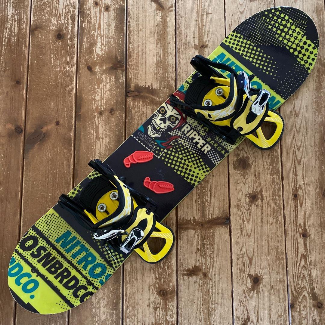 NITRO RIPPER スノーボード 96cm ビンディング セット キッズ
